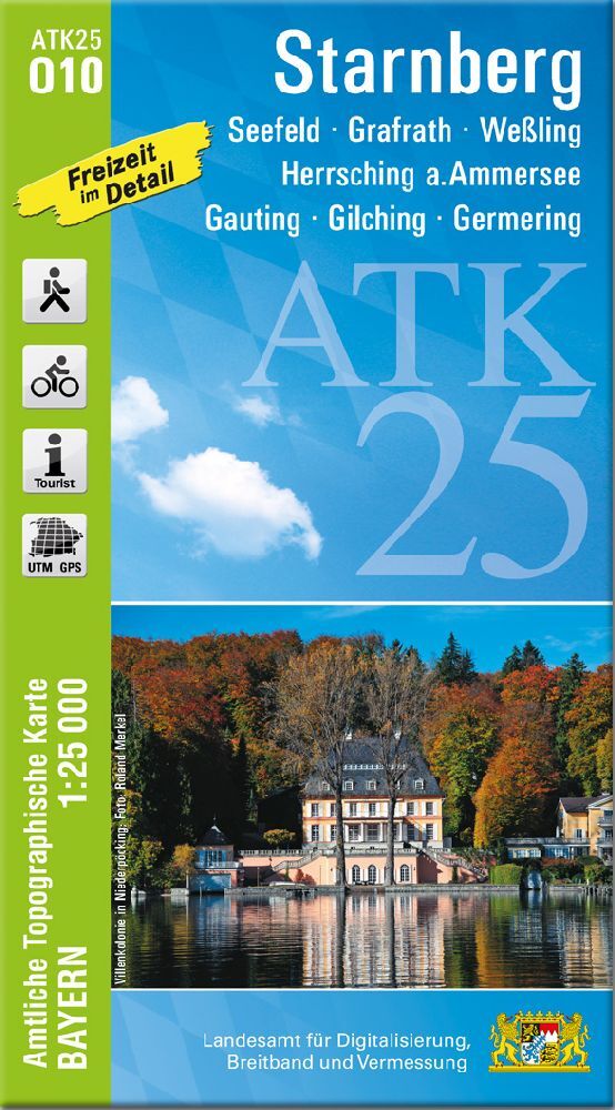 ATK25-O10 Starnberg (Amtliche Topographische Karte 1:25000) (Breitband Und Vermessung, Bayern Landesamt Für Digitalisierung)
