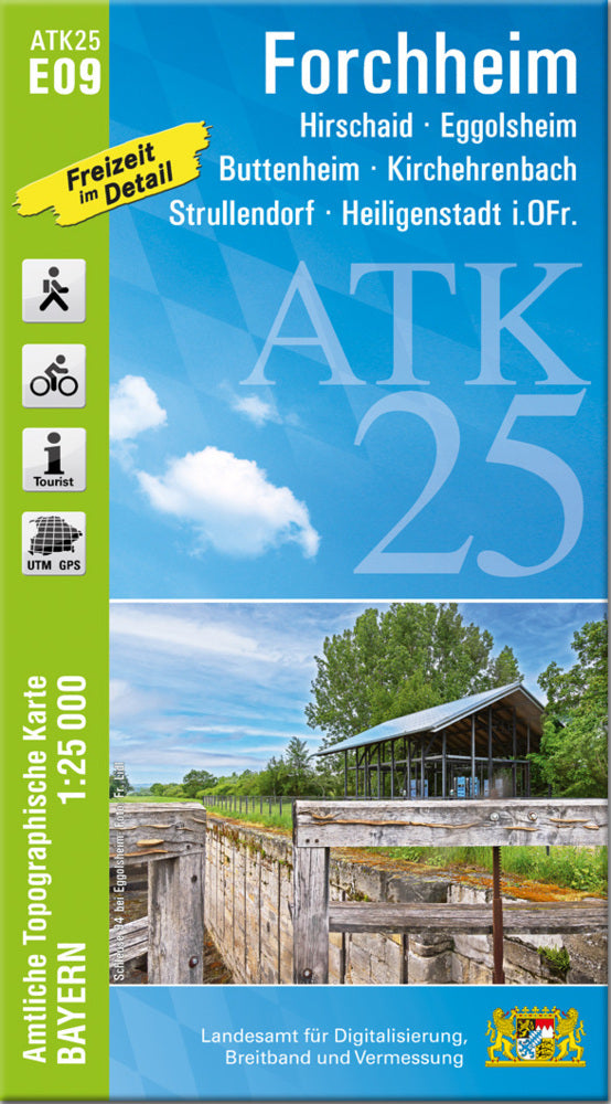 ATK25-E09 Forchheim (Amtliche Topographische Karte 1:25000) (Breitband Und Vermessung, Bayern Landesamt Für Digitalisierung)