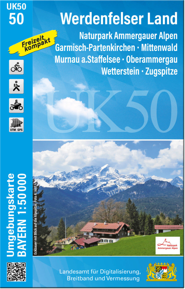 UK50-50 Werdenfelser Land (Breitband Und Vermessung, Bayern Landesamt Für Digitalisierung)