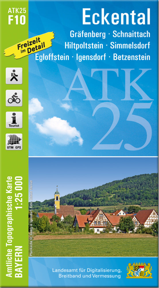 ATK25-F10 Eckental (Amtliche Topographische Karte 1:25000) (Breitband Und Vermessung, Bayern Landesamt Für Digitalisierung)