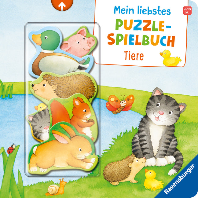 Mein liebstes Puzzle-Spielbuch - Tiere (Frauke Nahrgang)