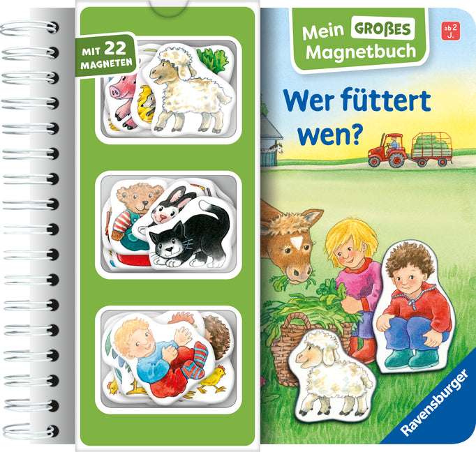 Mein großes Magnetbuch - Wer füttert wen? (Irmgard Eberhard)
