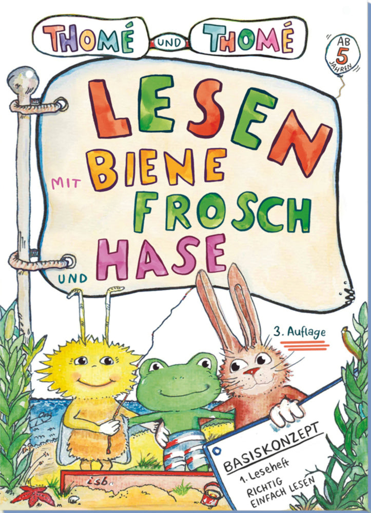 Lesen mit Biene, Frosch und Hase (Günther Thomé)