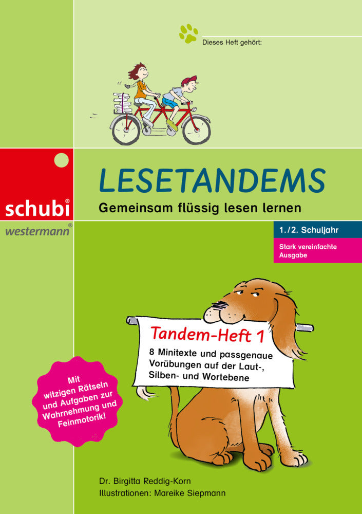 Lesetandems - Tandemheft 1, stark vereinfachte Ausgabe (Birgitta Reddig-Korn)