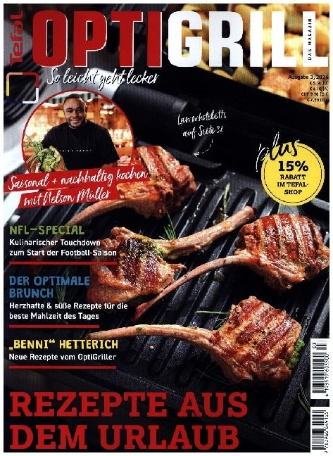 Tefal OptiGrill Magazin: So leicht geht lecker - Rezepte aus dem Urlaub (Heel Verlag)
