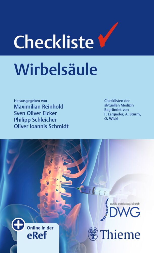 Checkliste Wirbelsäule (Maximilian Reinhold)