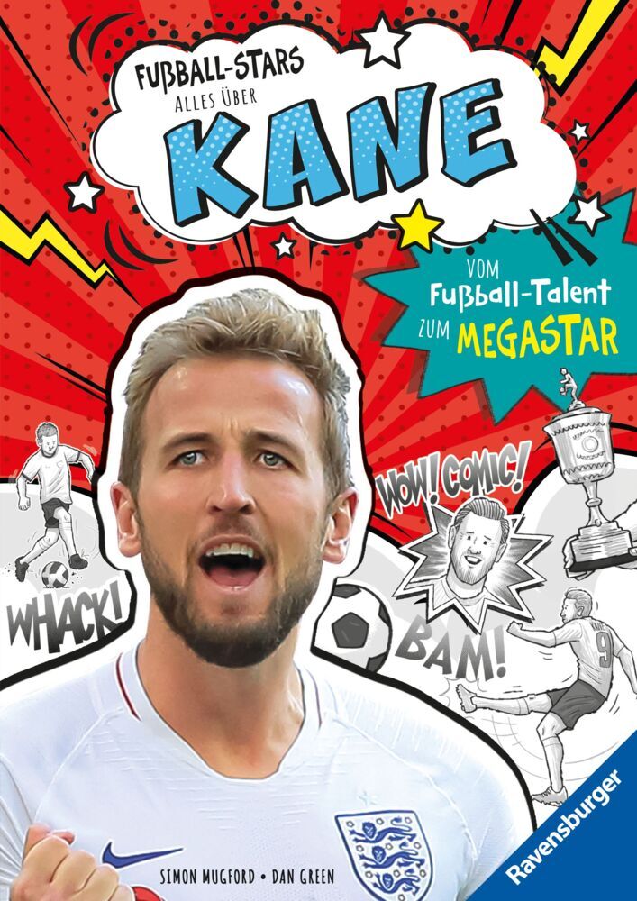 Fußball-Stars - Alles über Kane. Vom Fußball-Talent zum Megastar (Simon Mugford)