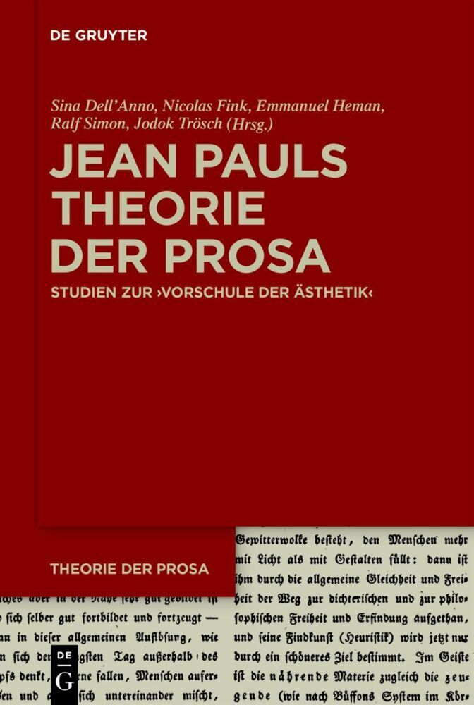 Jean Pauls Theorie der Prosa (Sina Dell'Anno)