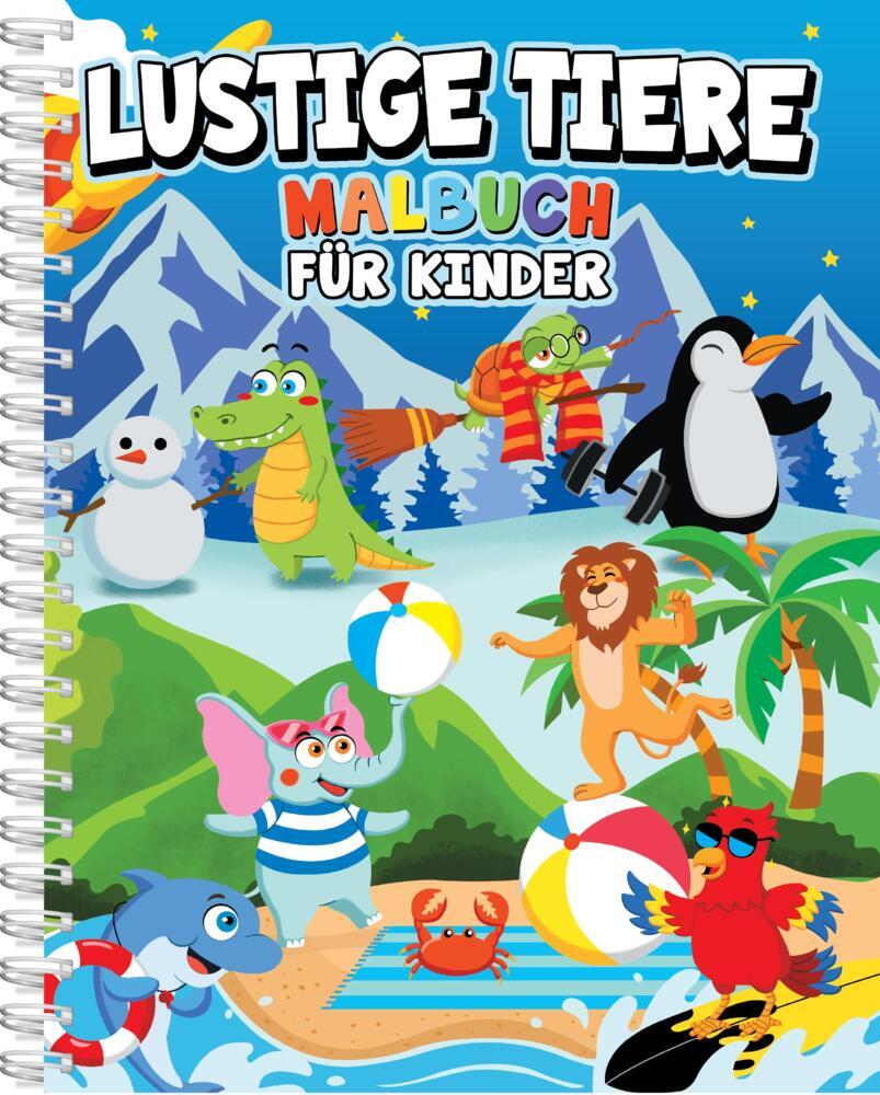 Lustige Tiere Malbuch (Topulo-Verlag)
