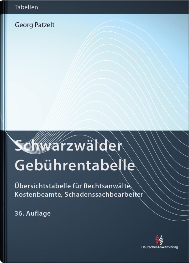 Schwarzwälder Gebührentabelle (Georg Patzelt)