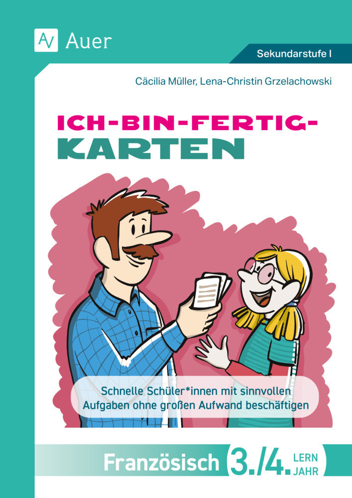 Ich-bin-fertig-Karten Französisch Lernjahr 3-4 (Cäcilia Müller)