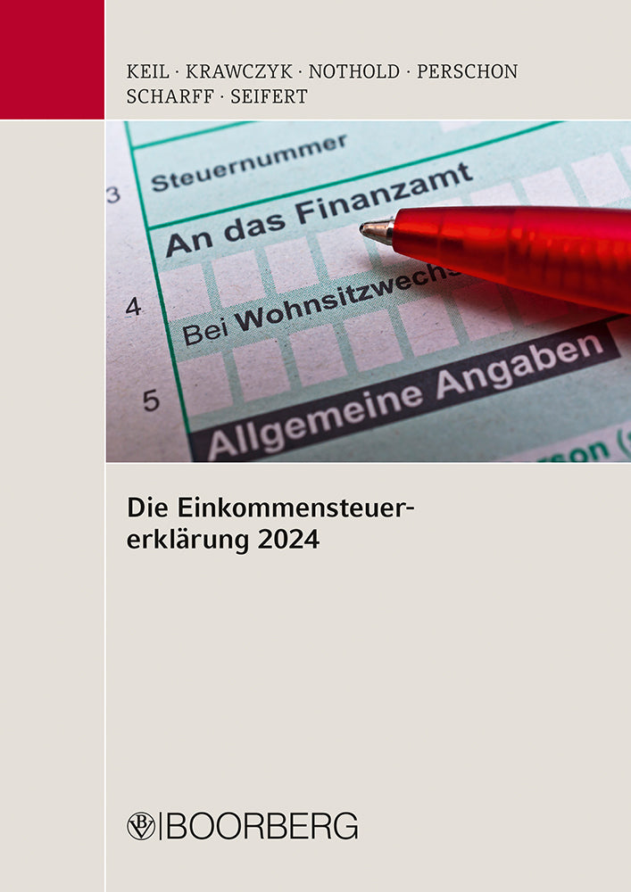 Die Einkommensteuererklärung 2024 (Steuerberaterverband Niedersachsen Sachsen-Anhalt E.V.)