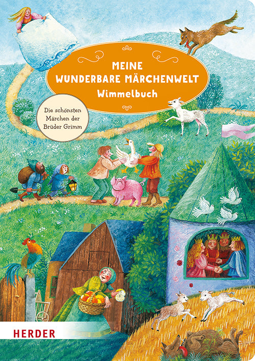 Meine wunderbare Märchenwelt Wimmelbuch (Pappbilderbuch) (Julia Kottal)