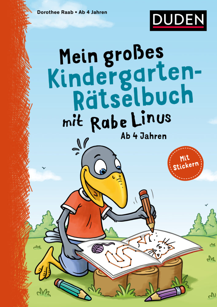 Mein großes Kindergarten-Rätselbuch mit Rabe Linus - ab 4 Jahren (Dorothee Raab)