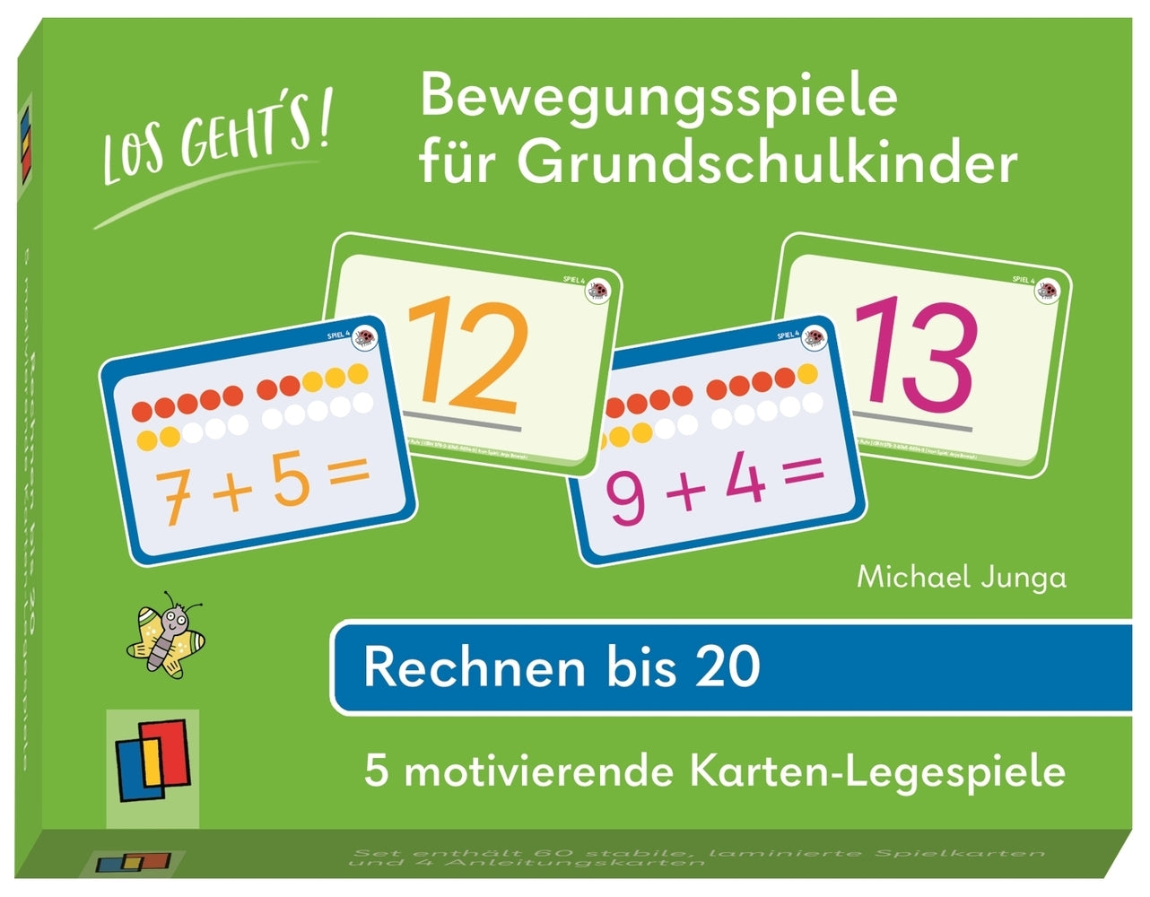Los geht's! Bewegungsspiele für Grundschulkinder - Rechnen bis 20 (Michael Junga)