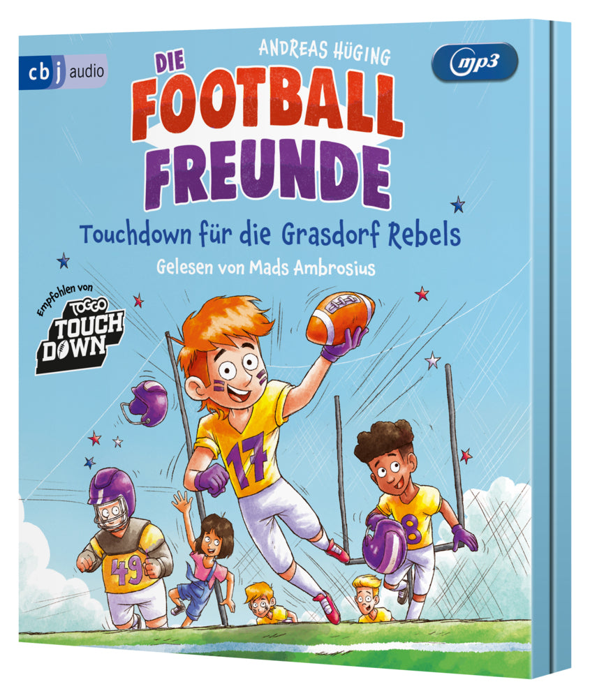 Die Football-Freunde - Touchdown für die Grasdorf Rebels, 1 Audio-CD, 1 MP3 (Andreas Hüging)
