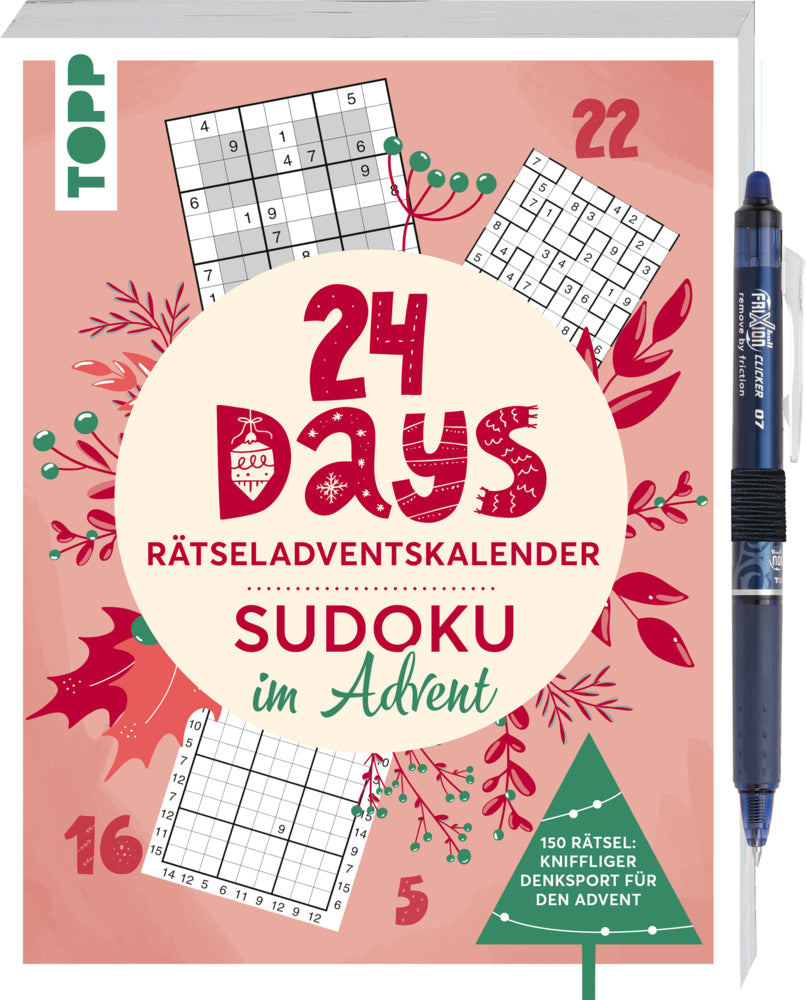 24 DAYS RÄTSELADVENTSKALENDER - Sudoku im Advent (Frechverlag)