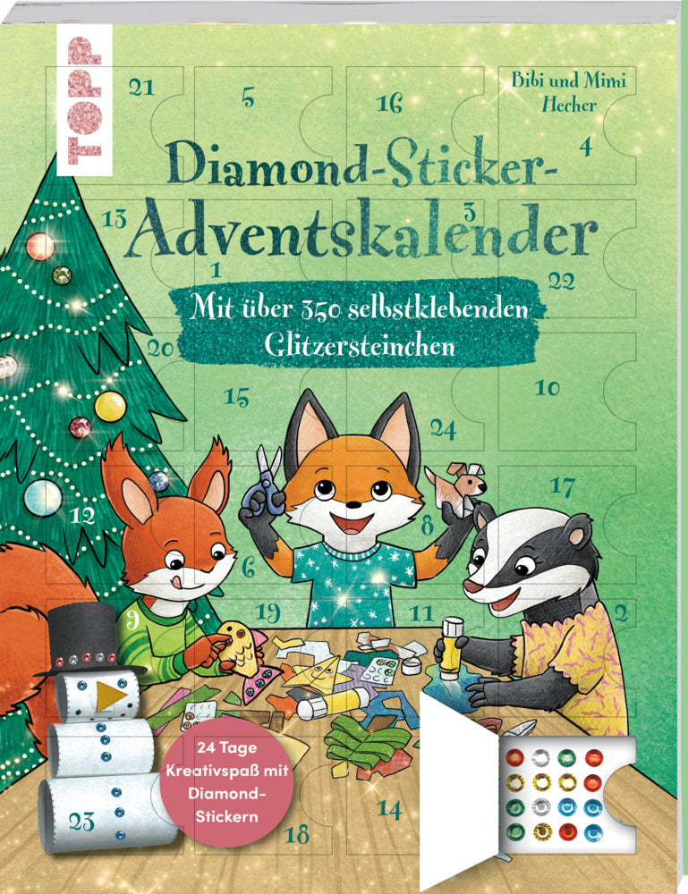 Diamond-Sticker-Adventskalender (Mimi Hecher)
