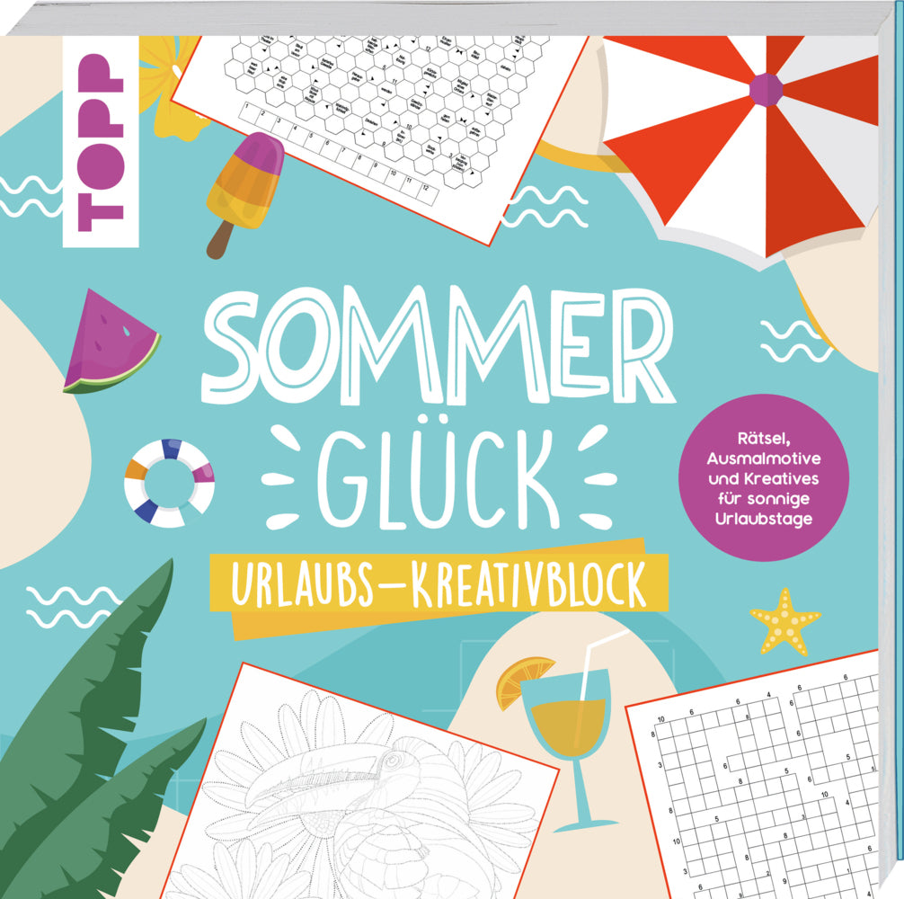 Sommerglück - Urlaubs-Kreativblock (Frechverlag)
