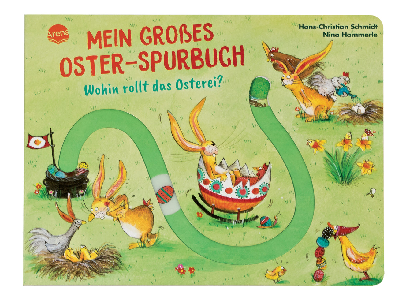 Mein großes Oster-Spurbuch. Wohin rollt das Osterei? (Hans-Christian Schmidt)