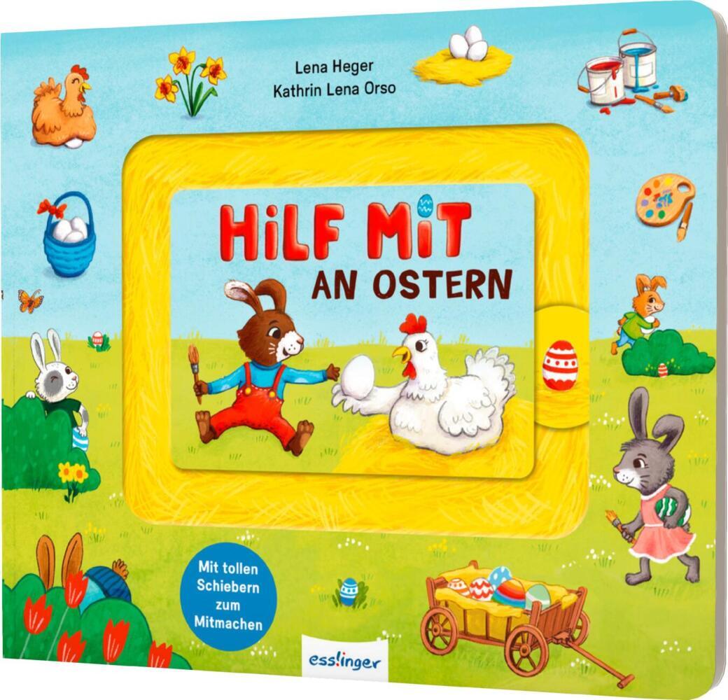 Meine Schiebebahn-Pappe: Hilf mit an Ostern (Kathrin Lena Orso)