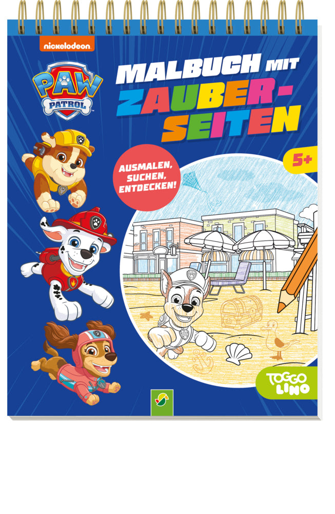 PAW Patrol Malbuch mit Zauberseiten (Schwager & Steinlein Verlag Gmbh)