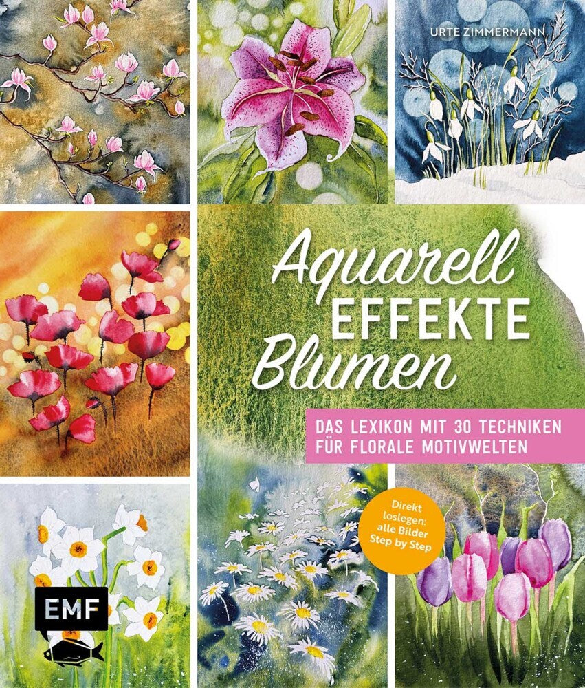 Aquarell-Effekte Blumen (Urte Zimmermann)