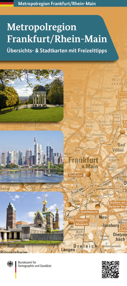 Metropolregion Frankfurt/Rhein-Main (Bkg - Bundesamt Für Kartographie Und Geodäsie)