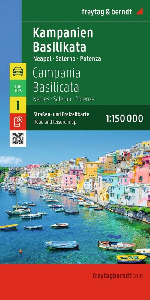 freytag & berndt Straßenkarte Kampanien - Basilikata 1:150.000