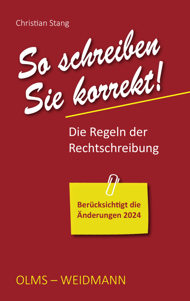 So schreiben Sie korrekt! (Christian Stang)
