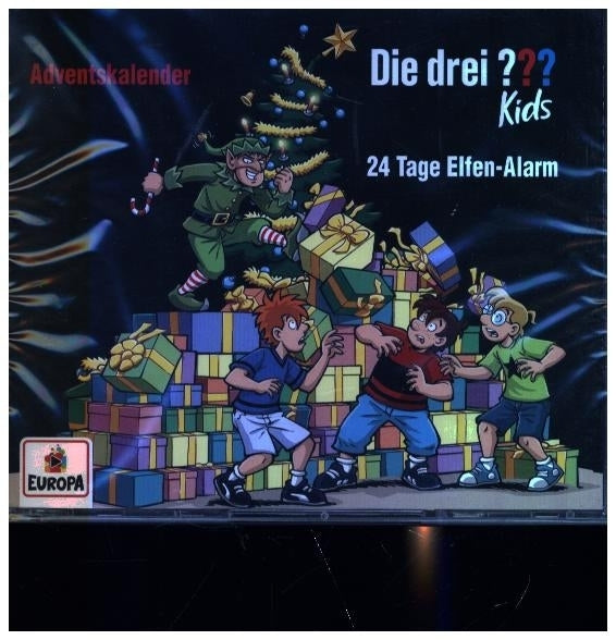 Die drei ??? Kids - Adventskalender - 24 Tage Elfen Alarm, 3 Audio-CD (Boris Pfeiffer)