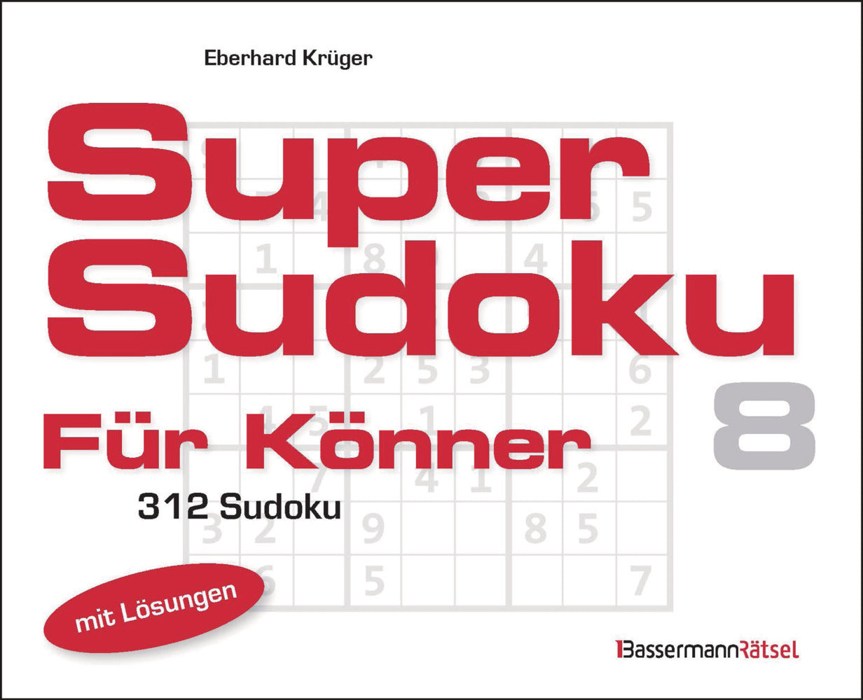 Supersudoku für Könner 8 (Eberhard Krüger)