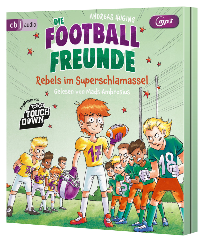 Die Football-Freunde - Rebels im Superschlamassel, 1 Audio-CD, 1 MP3 (Andreas Hüging)