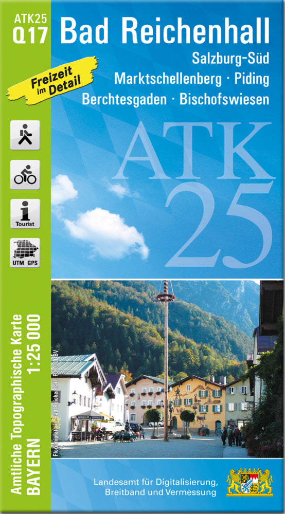 ATK25-Q17 Bad Reichenhall (Amtliche Topographische Karte 1:25000) (Breitband Und Vermessung, Bayern Landesamt Für Digitalisierung)