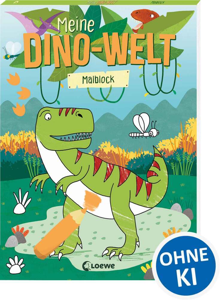 Meine Dino-Welt - Malblock