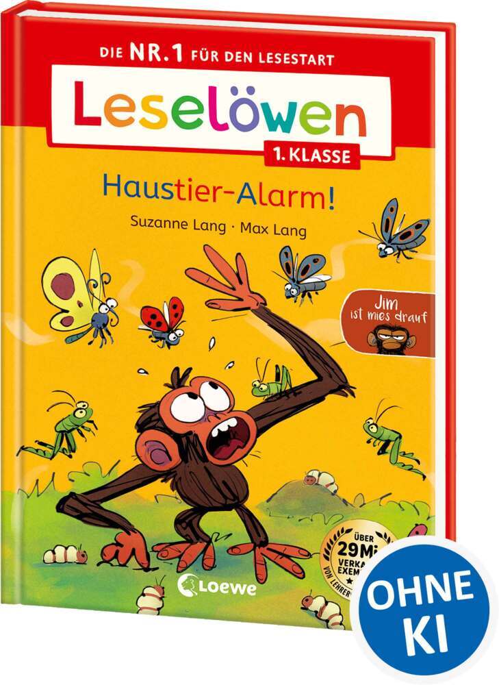Leselöwen 1. Klasse - Jim ist mies drauf - Haustier-Alarm! (Suzanne Lang)