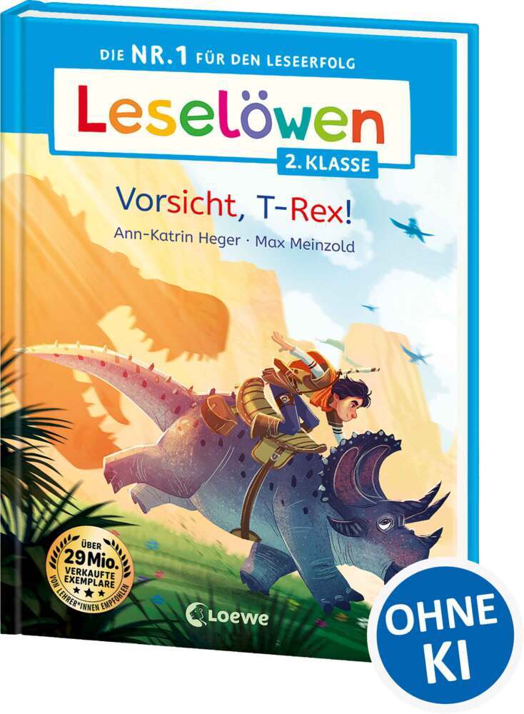 Leselöwen 2. Klasse - Vorsicht, T-Rex! (Ann-Katrin Heger)