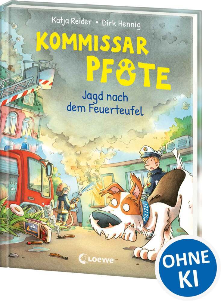 Kommissar Pfote (Band 8) - Jagd nach dem Feuerteufel (Katja Reider)