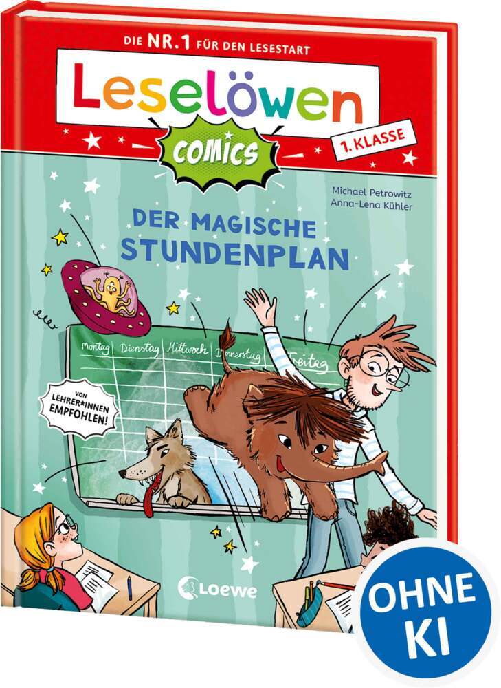 Leselöwen Comics 1. Klasse - Der magische Stundenplan (Michael Petrowitz)