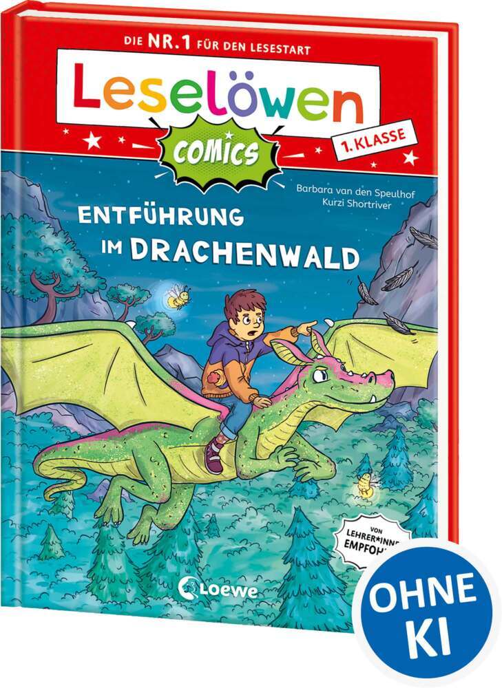 Leselöwen Comics 1. Klasse - Entführung im Drachenwald (Barbara Van Den Speulhof)