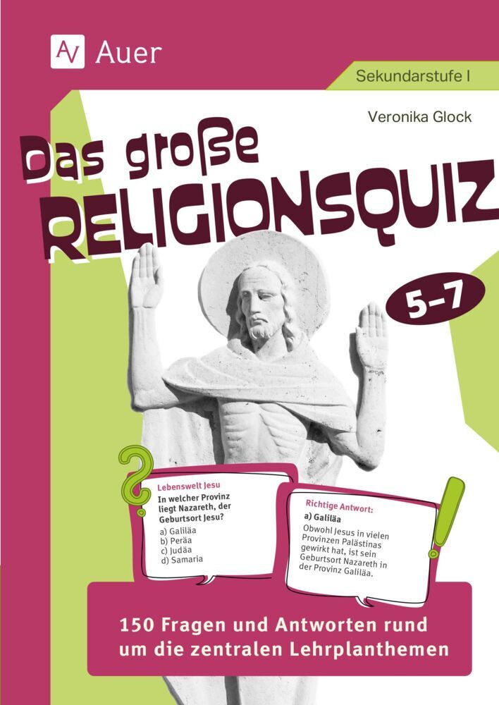Das große Religionsquiz 5-7 (Veronika Glock)