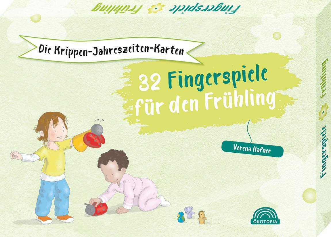 Die Krippen-Jahreszeiten-Karten: 32 Fingerspiele für den Frühling (Verena Hafner)