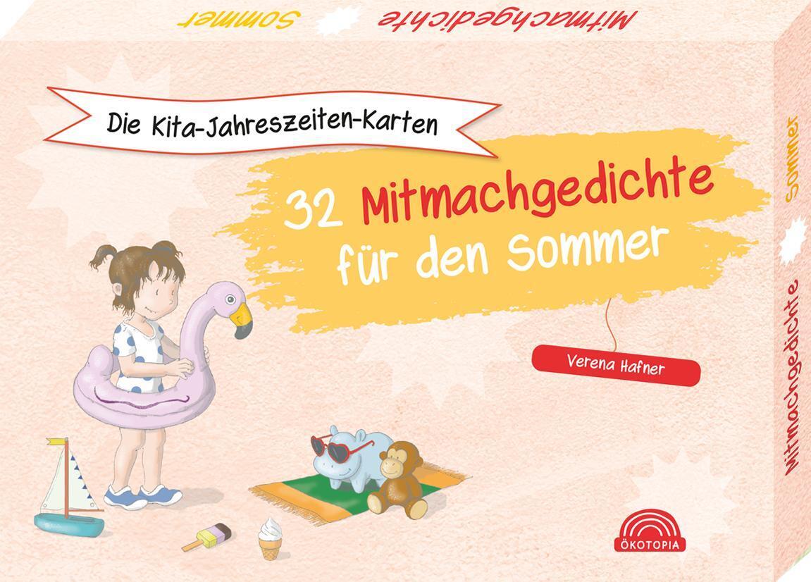 Die Kita-Jahreszeiten-Karten: 32 Mitmachgedichte für den Sommer (Verena Hafner)