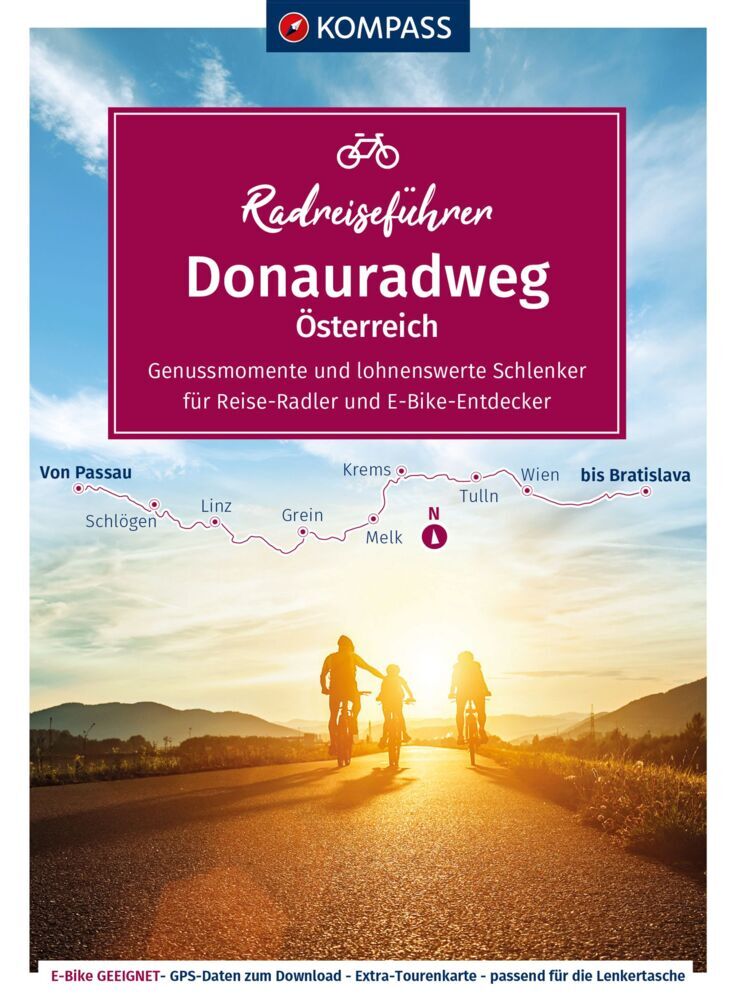 KOMPASS Radreiseführer Donauradweg Österreich (Ralf Enke)
