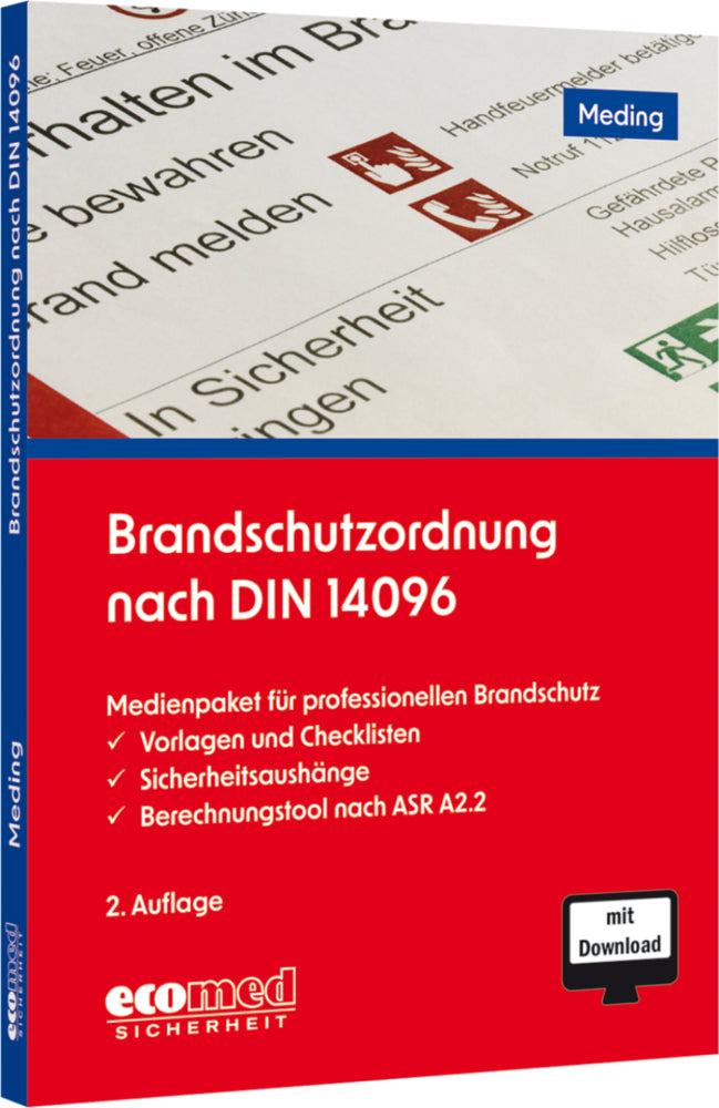 Brandschutzordnung nach DIN 14096, m. 1 Buch, m. 1 Online-Zugang (Klaus Meding)