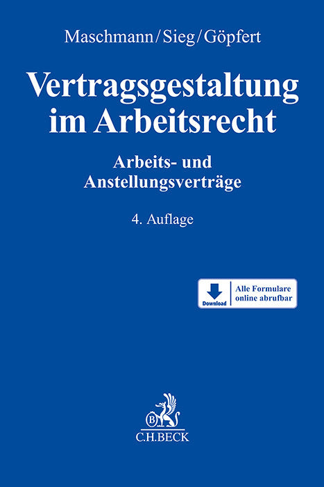 Vertragsgestaltung im Arbeitsrecht (Frank Maschmann)