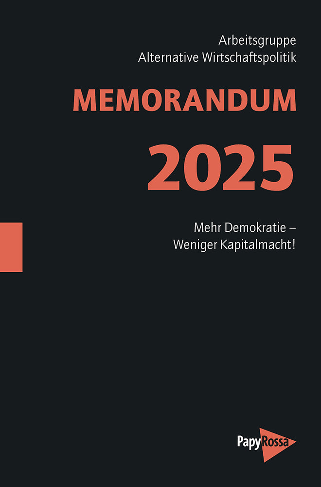 Memorandum 2025 (Arbeitsgruppe Alternative Wirtschaftspolitik)