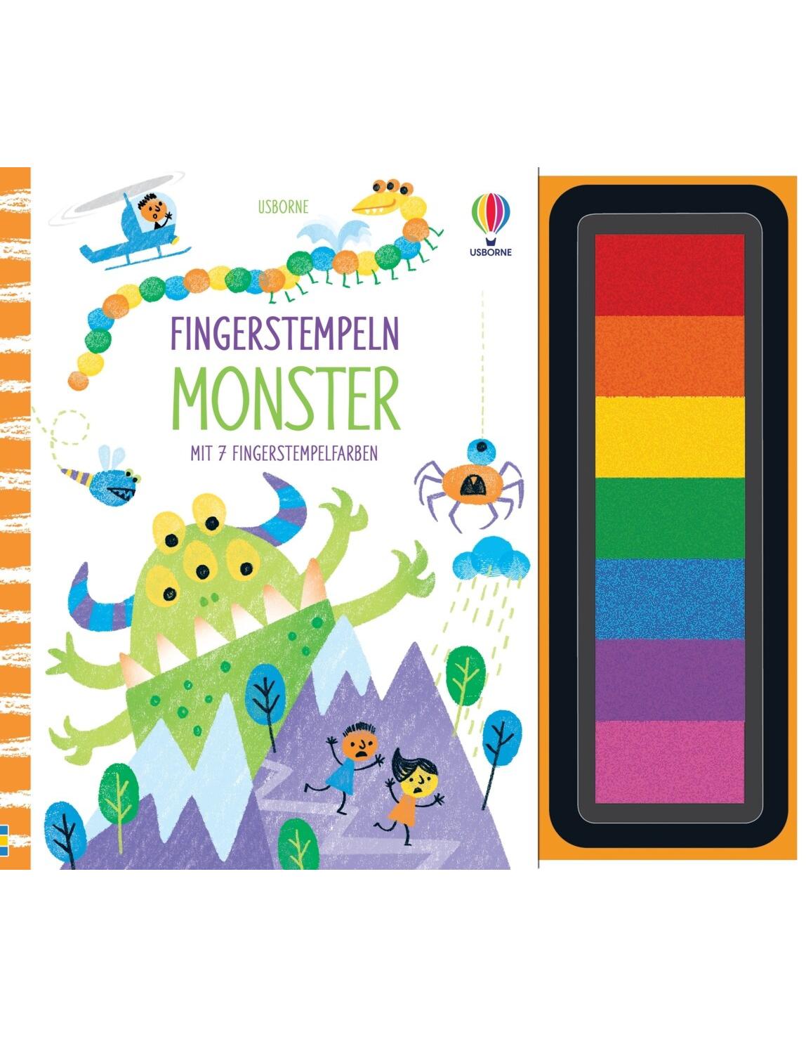 Usborne Publishing Fingerstempeln: Monster