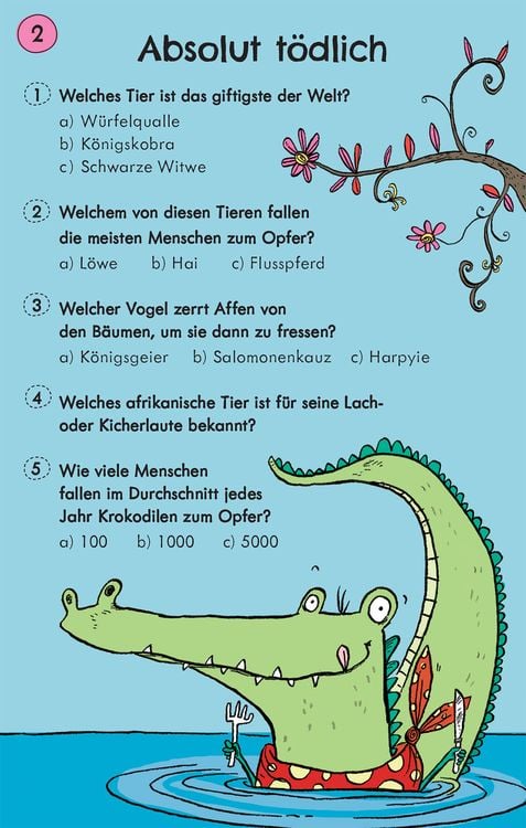 50 Quiz-Karten: Rätsel aus der Tierwelt