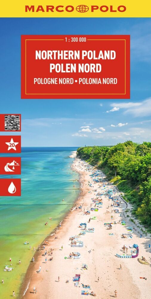 MARCO POLO Reisekarte Polen Nord 1:300.000